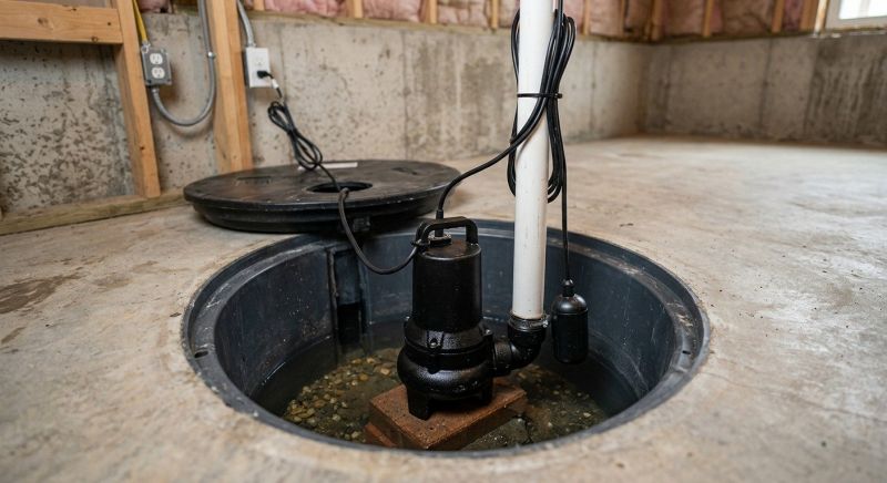 Basement Drainage Installation in Manchester, NH