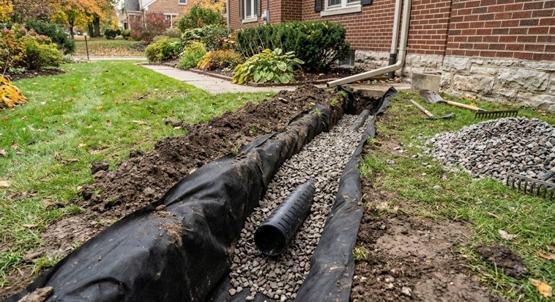 French Ditch Installation in Tuscaloosa, AL