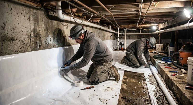 Basement Seepage Repair in Tuscaloosa, AL