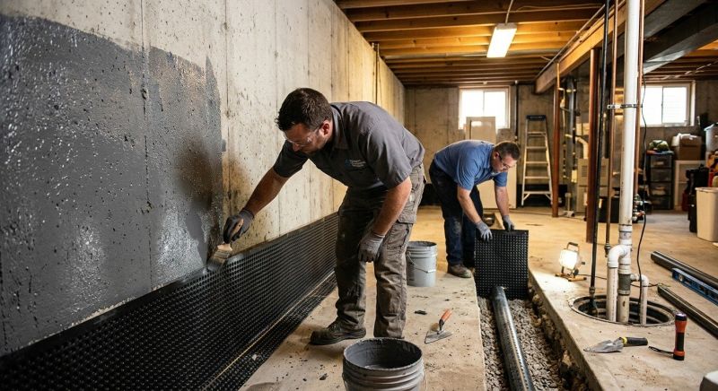 Basement Walls Waterproofing in Tampa, FL
