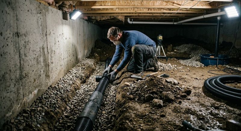 Drain Tile Installation in Birmingham, AL