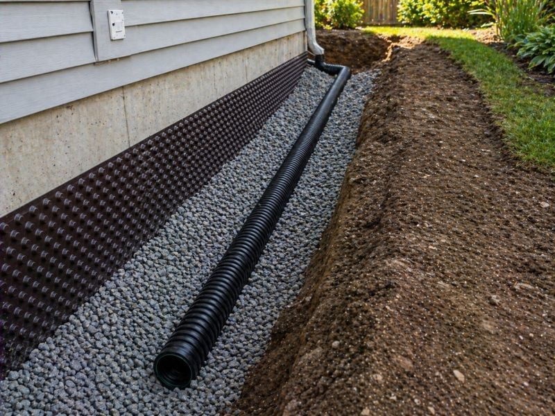 Foundation Drain Installation in Tuscaloosa, AL