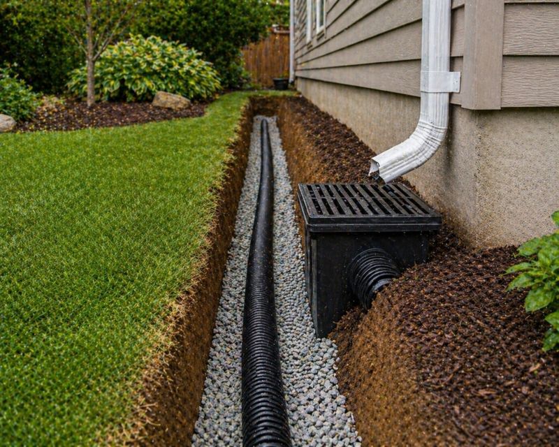 Hillside Drainage Installation in Birmingham, AL