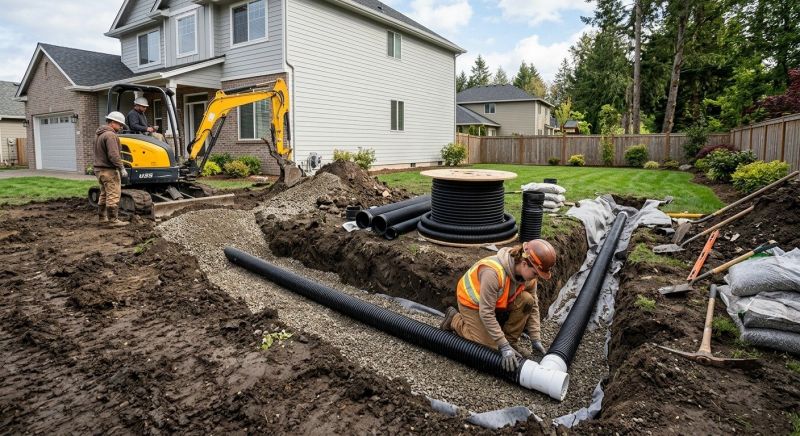 Home Drainage Installation in Tuscaloosa, AL