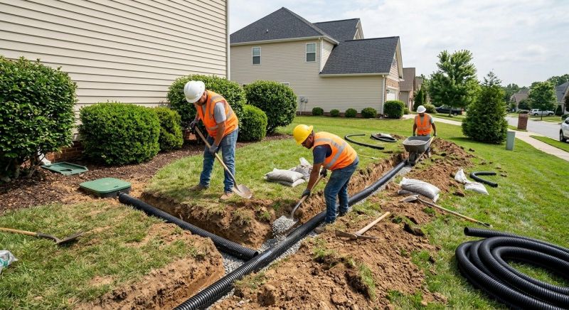 House Drainage Installation in Birmingham, AL