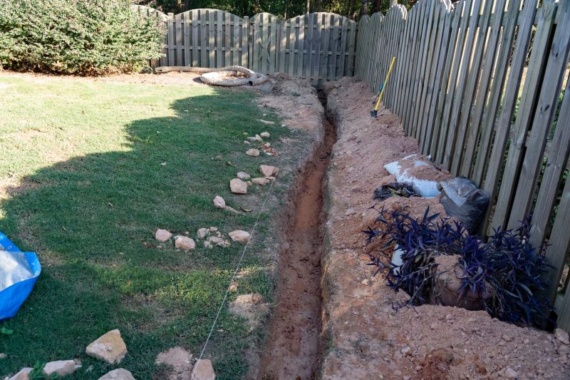 French Drain Construction