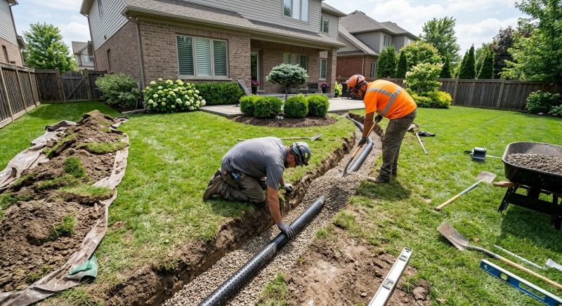 Water Drainage Installation in Birmingham, AL
