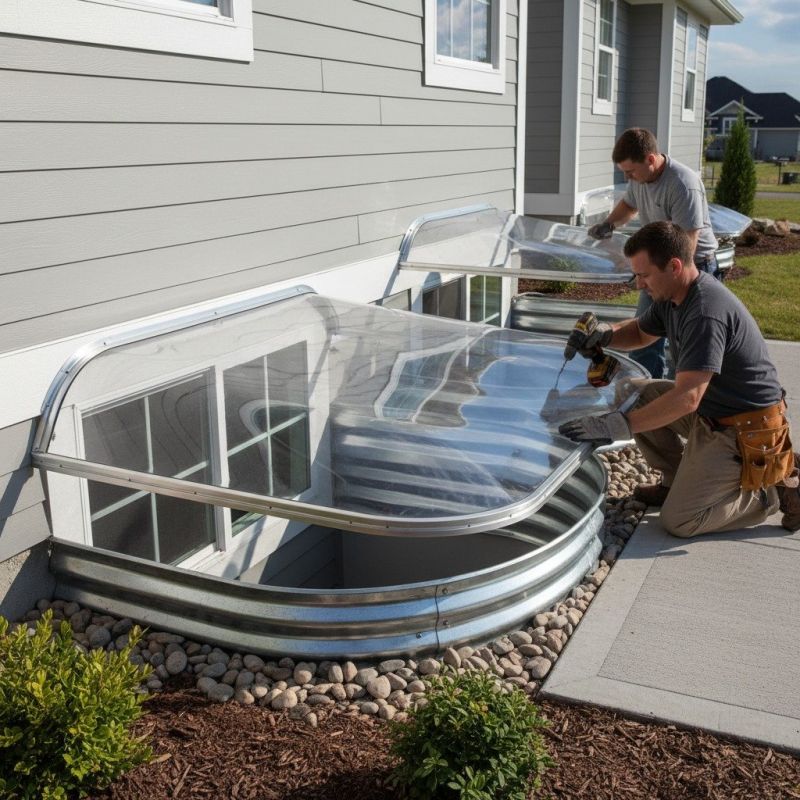 Window Well Cover Installation in Conroe, TX